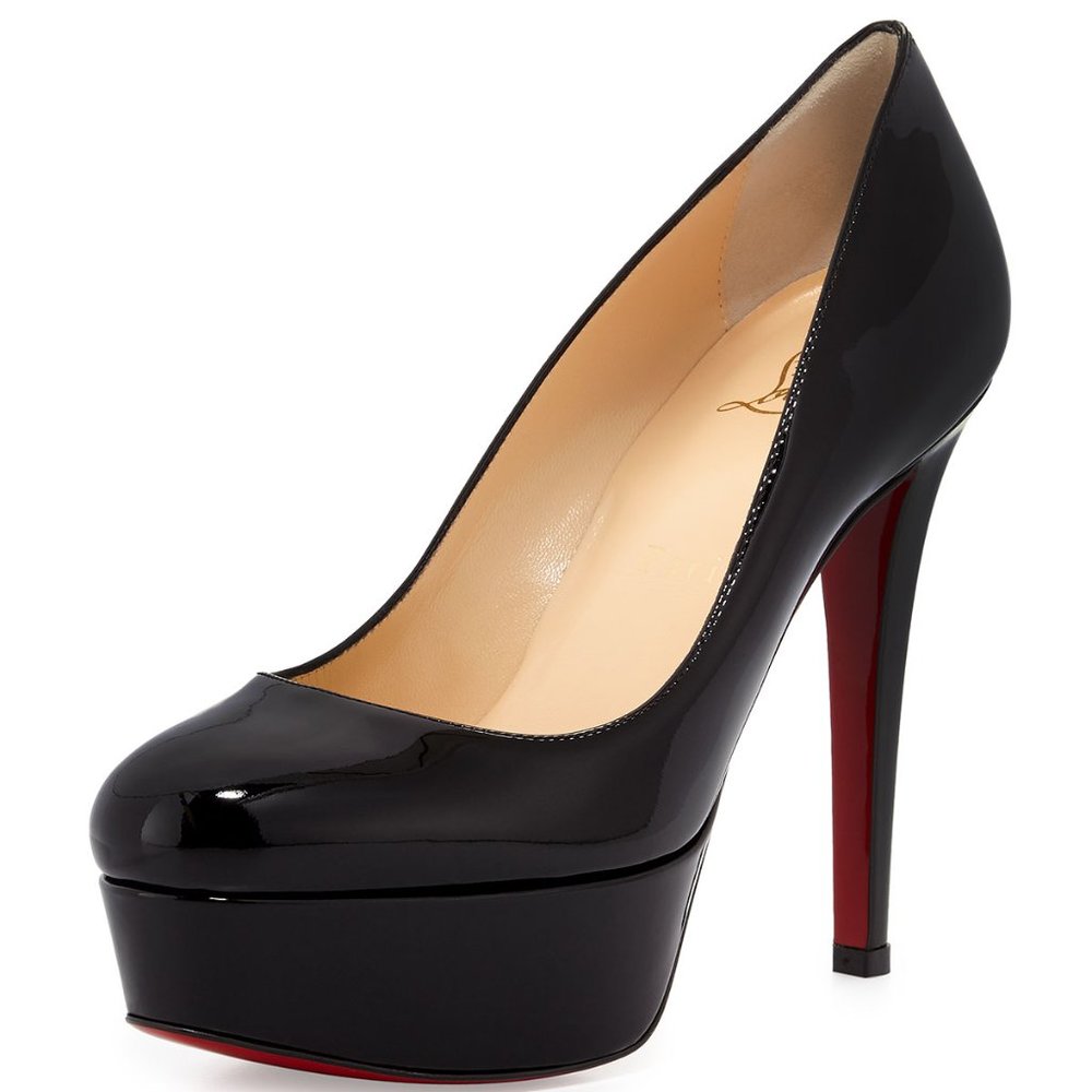 (Christian Louboutin) Bianca Platform Red Sole Pump